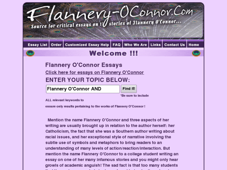 www.flannery-oconner.com