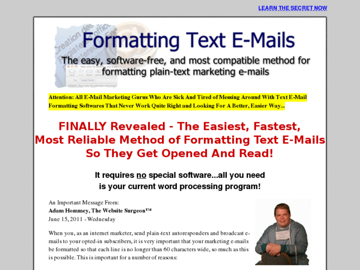 www.formattedtextemail.com