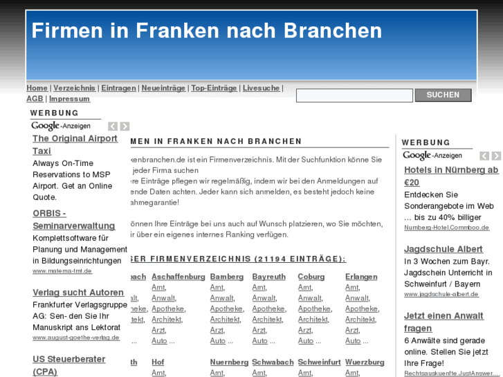 www.frankenbranchen.de