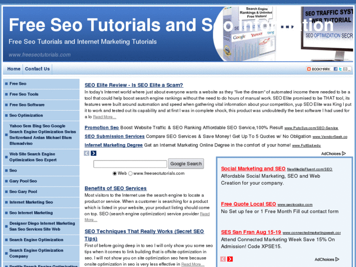 www.freeseotutorials.com