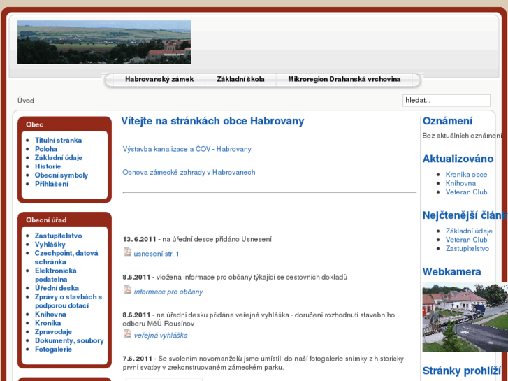 www.habrovany.cz