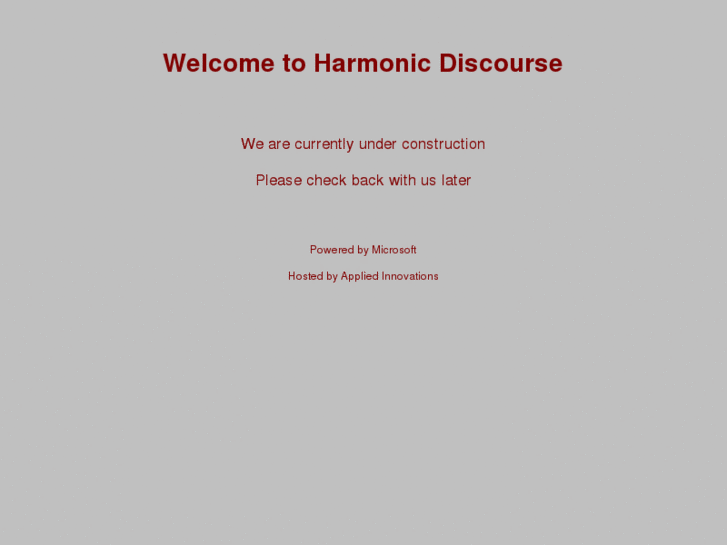 www.harmonicdiscourse.com