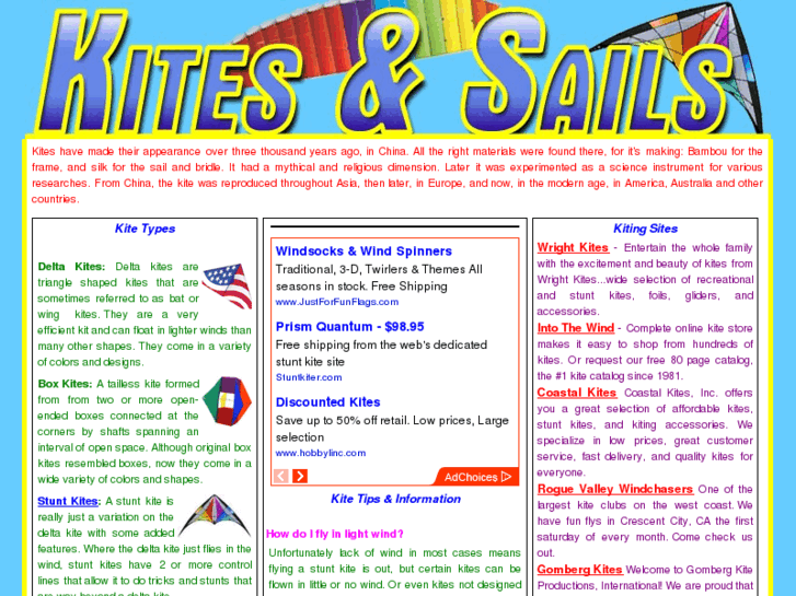 www.kitesandsails.com