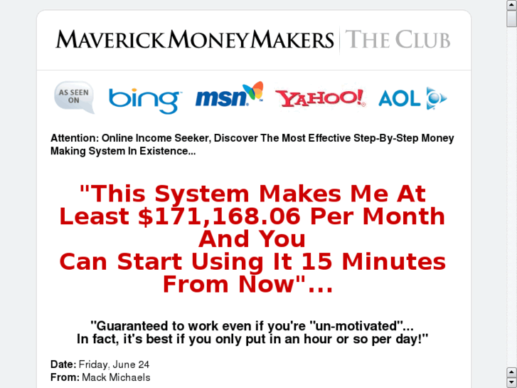 www.maverickmillionairesmakers.com