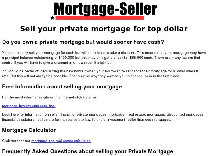 www.mortgage-seller.com