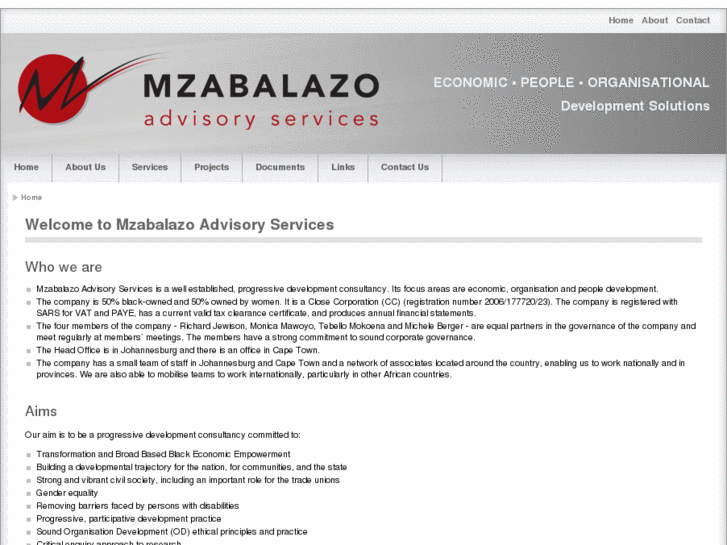 www.mzabalazoadvisoryservices.co.za