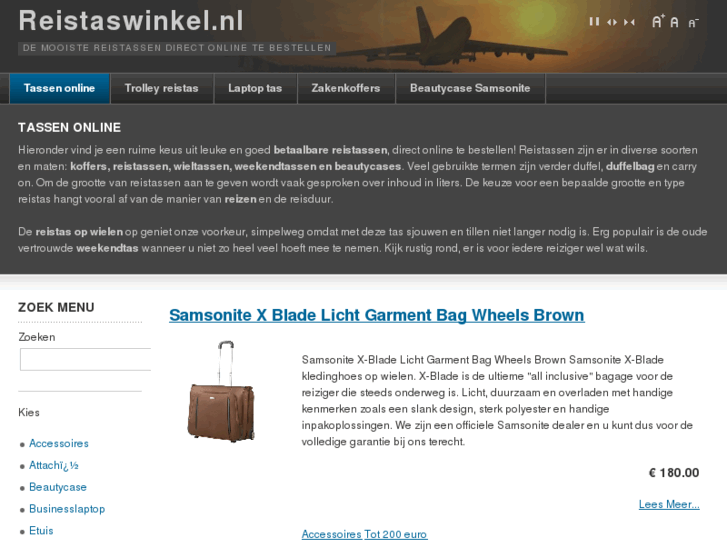 www.reistaswinkel.nl