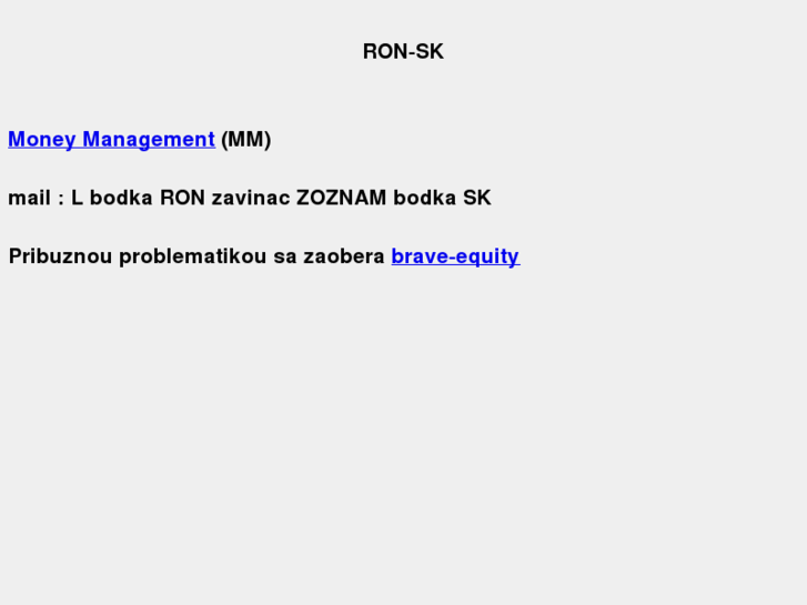 www.ron-sk.com