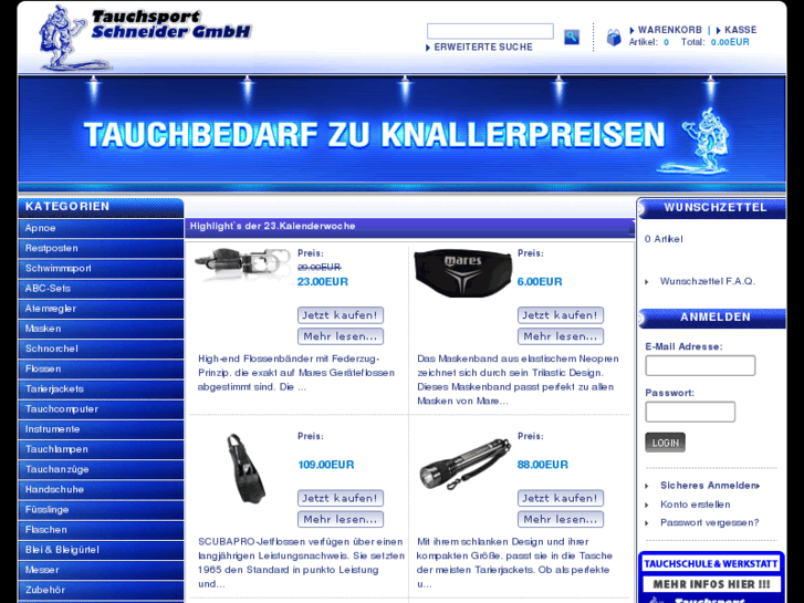 www.schneiders-tauchshop.de