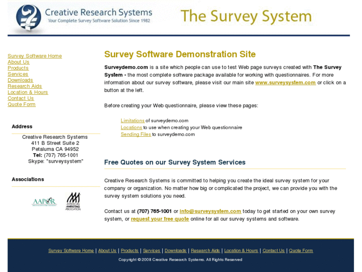 www.surveydemo.com