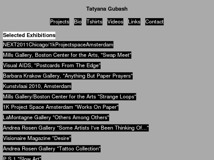 www.tatyanagubash.com