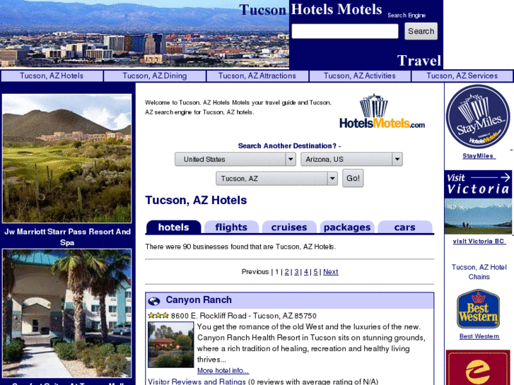 www.tucsonhotelsmotels.com