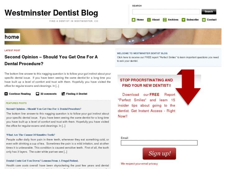 www.westminstercodentist.com