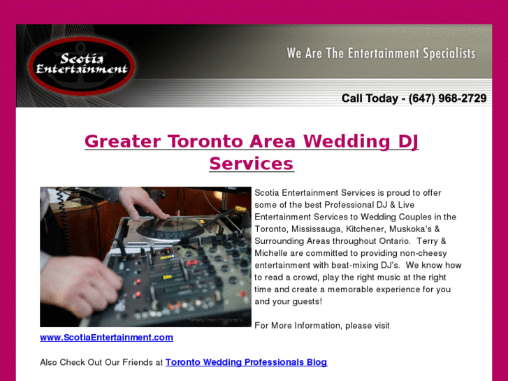 www.yourtorontoweddingdj.com