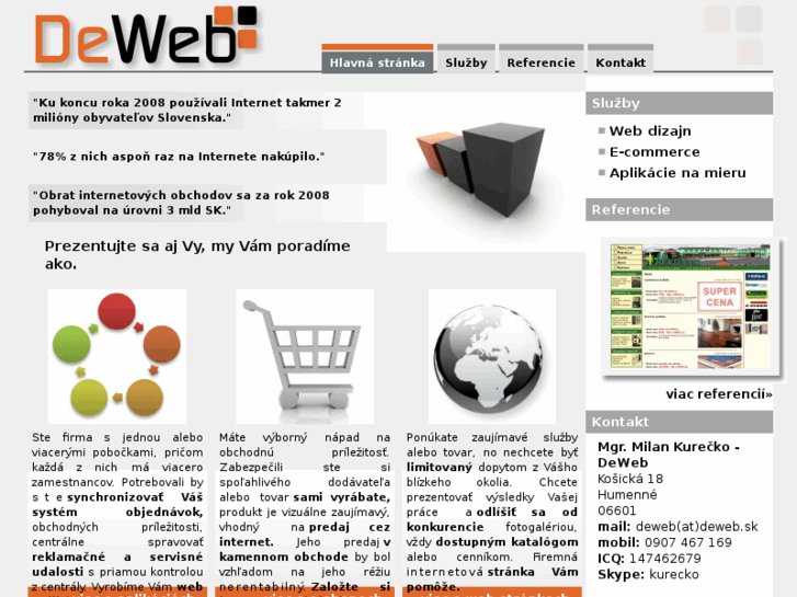 www.deweb.sk