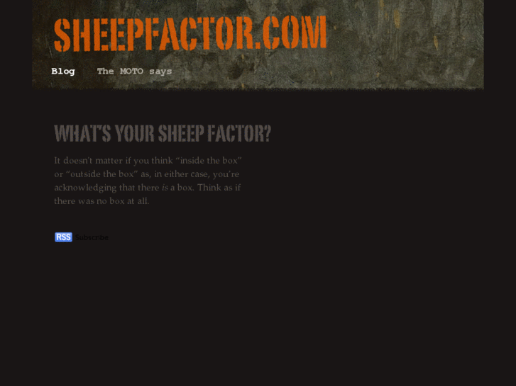 www.sheepfactor.net