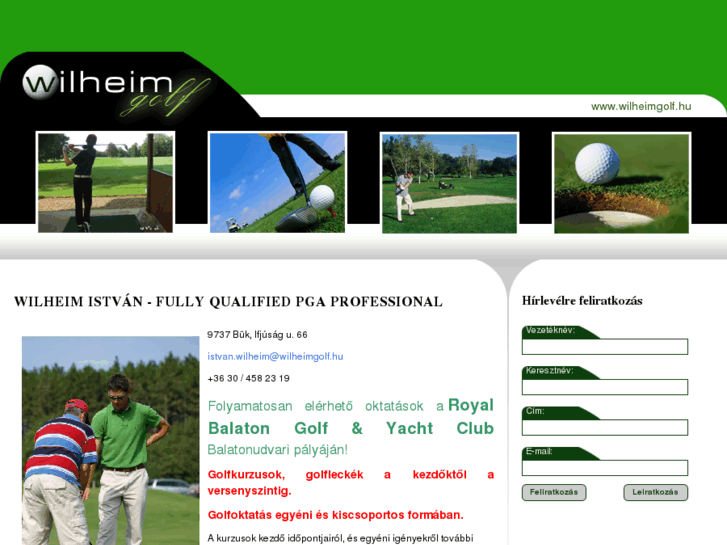 www.wilheimgolf.hu