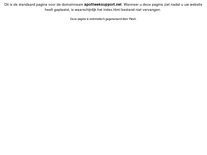 www.apotheeksupport.net