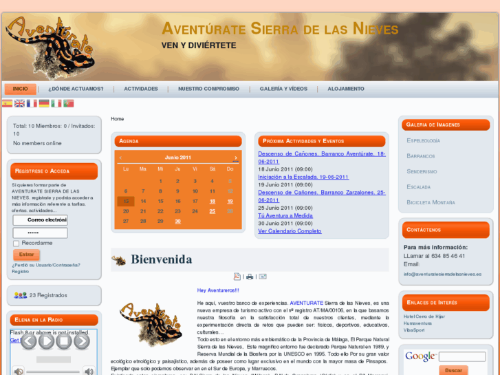 www.aventuratesierradelasnieves.es