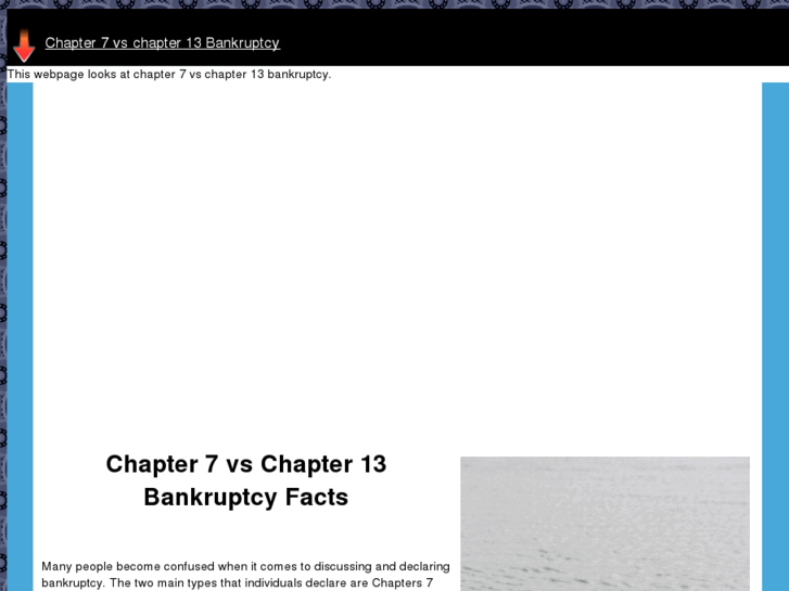 www.chapter7vschapter13bankruptcy.com