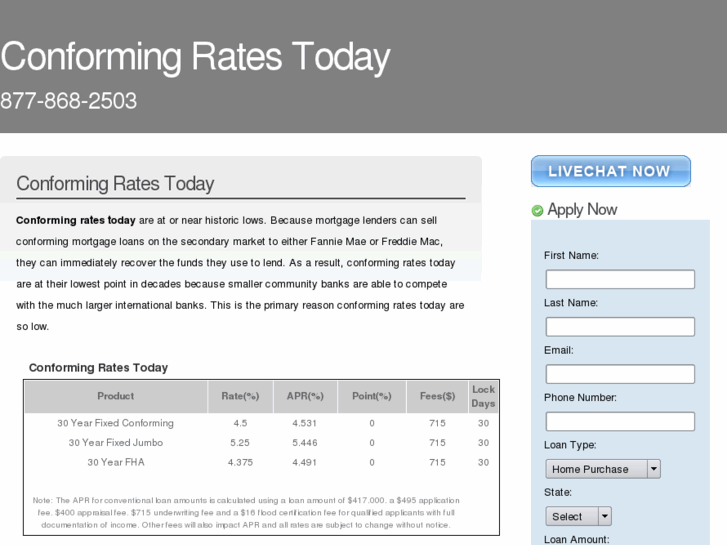 www.conformingratestoday.com
