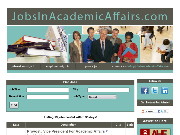 www.jobsinacademicaffairs.com