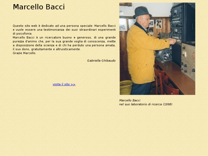 www.marcellobacci.it