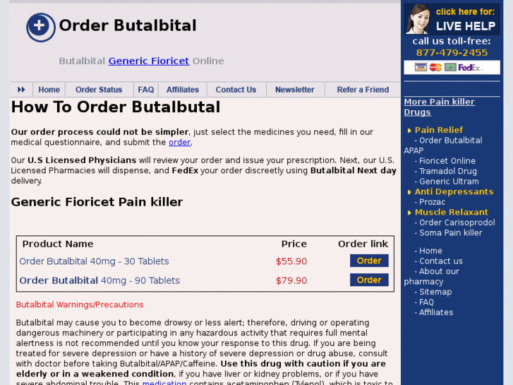 www.orderbutalbital.org