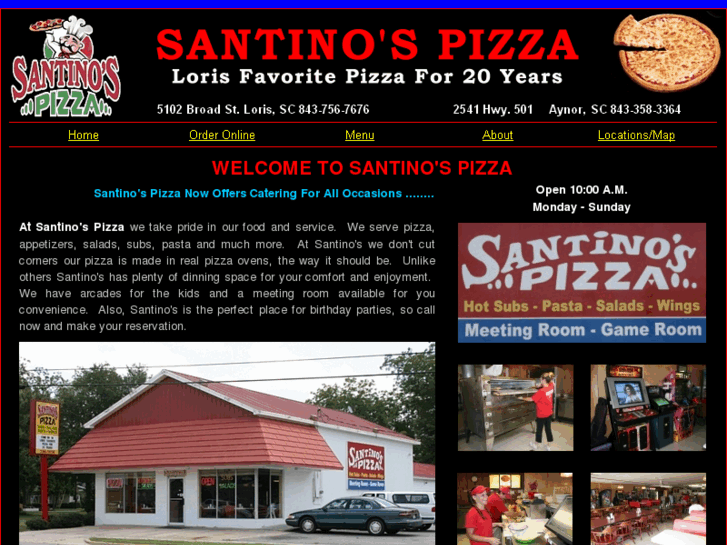 www.santinospizzainc.com