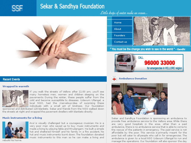 www.sekarandsandhyafoundation.org