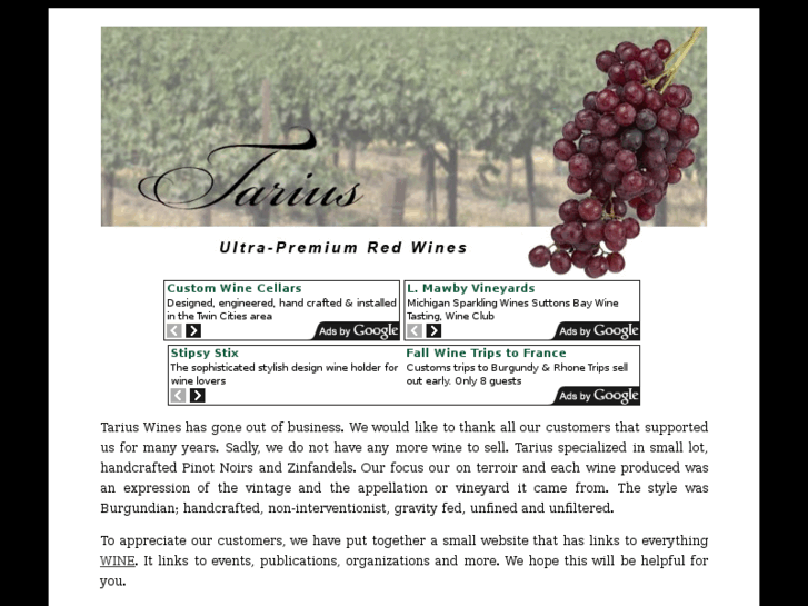 www.tariuswines.com