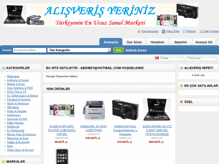 www.alisverisyeriniz.com