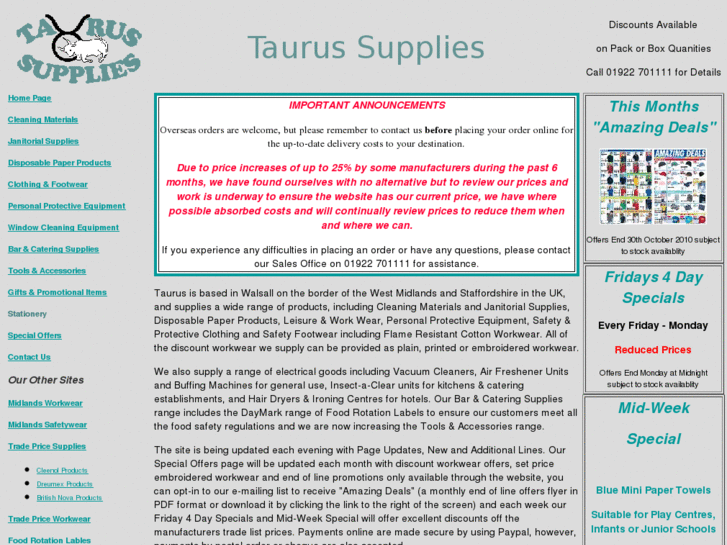 www.taurussupplies.co.uk