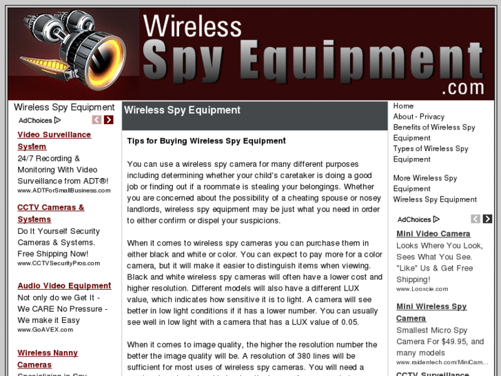 www.wirelessspyequipment.com