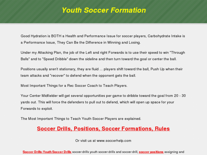 www.youthsoccerformation.com