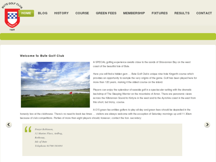 www.butegolfclub.com