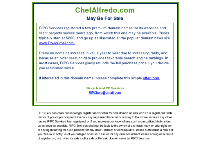www.chefalfredo.com