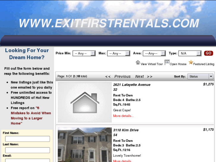 www.exitfirstrentals.com