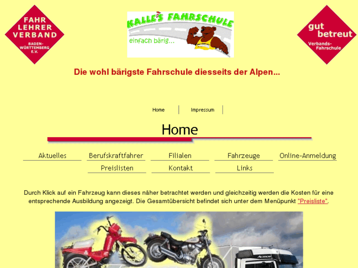 www.kalles-baerige-fahrschule.de