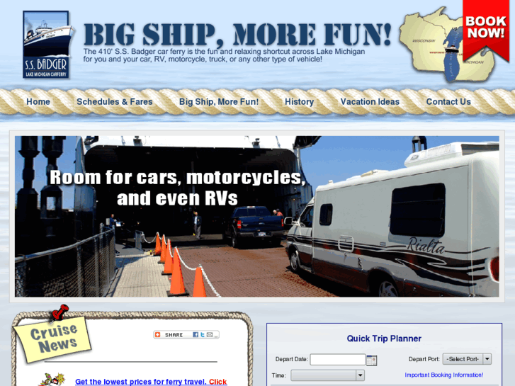 www.lakemichigancarferry.com