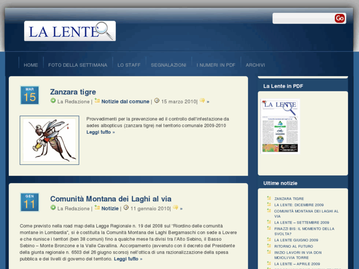 www.lalentetrescore.it