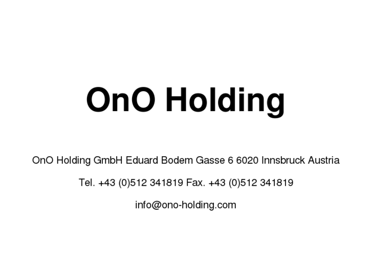 www.ono-holding.com