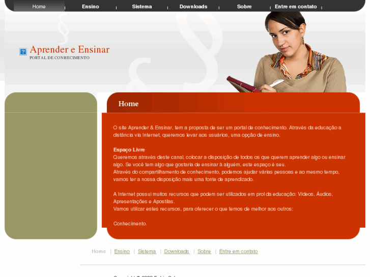 www.aprendereensinar.com.br