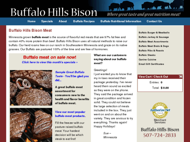 www.buffalohillsbisonmeat.com