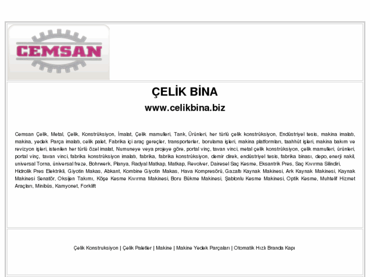 www.celikbina.biz