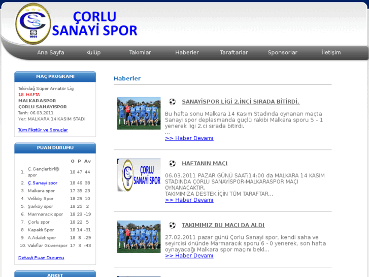 www.corlusanayispor.com