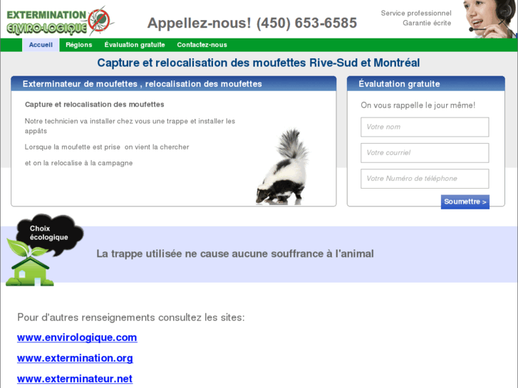 www.exterminationmoufette.com