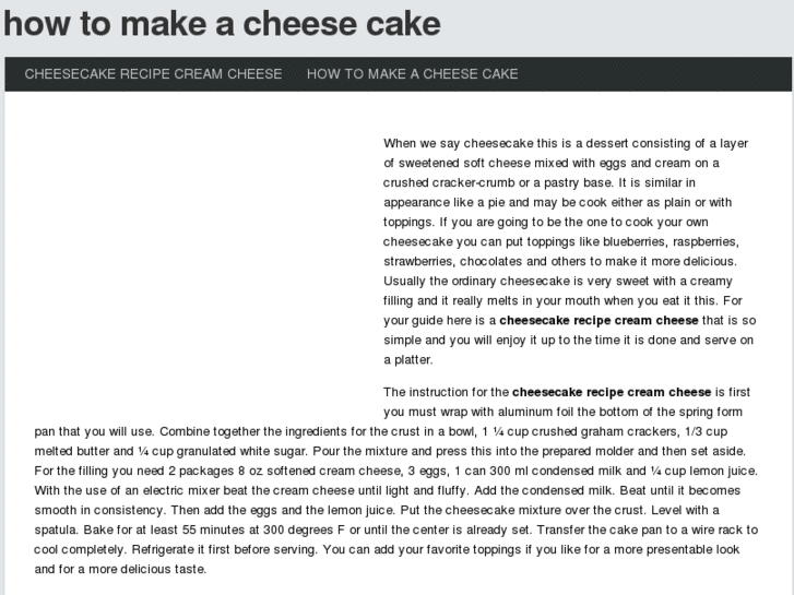 www.howtomakeacheesecake.com