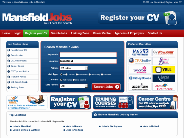 www.mansfield-jobs.co.uk