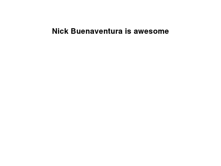 www.nickbuenaventura.com